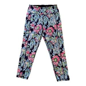 Lilly Pulitzer Luxletic athletic leggings in Pineapple Paradise print